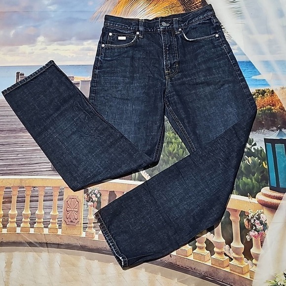 Hugo Boss Blue 100% Cotton Jeans Size 28